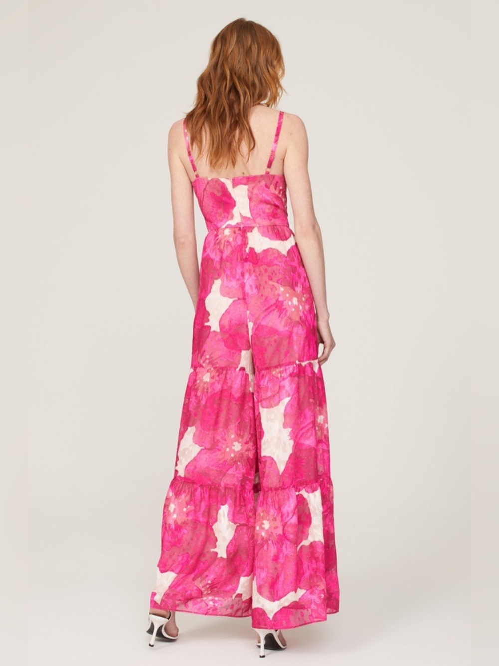 Slate & Willow Pink Floral Wide-Leg Jumpsuit - Picture 2 of 9